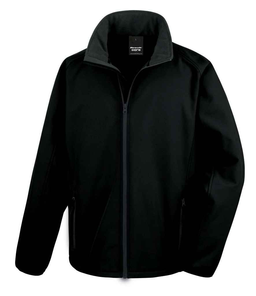 Result Core Printable Soft Shell Jacket in by Result Core — Custom branded clothing by Print Press, featuring premium embroidery produced in our specialist print lab in the UK.