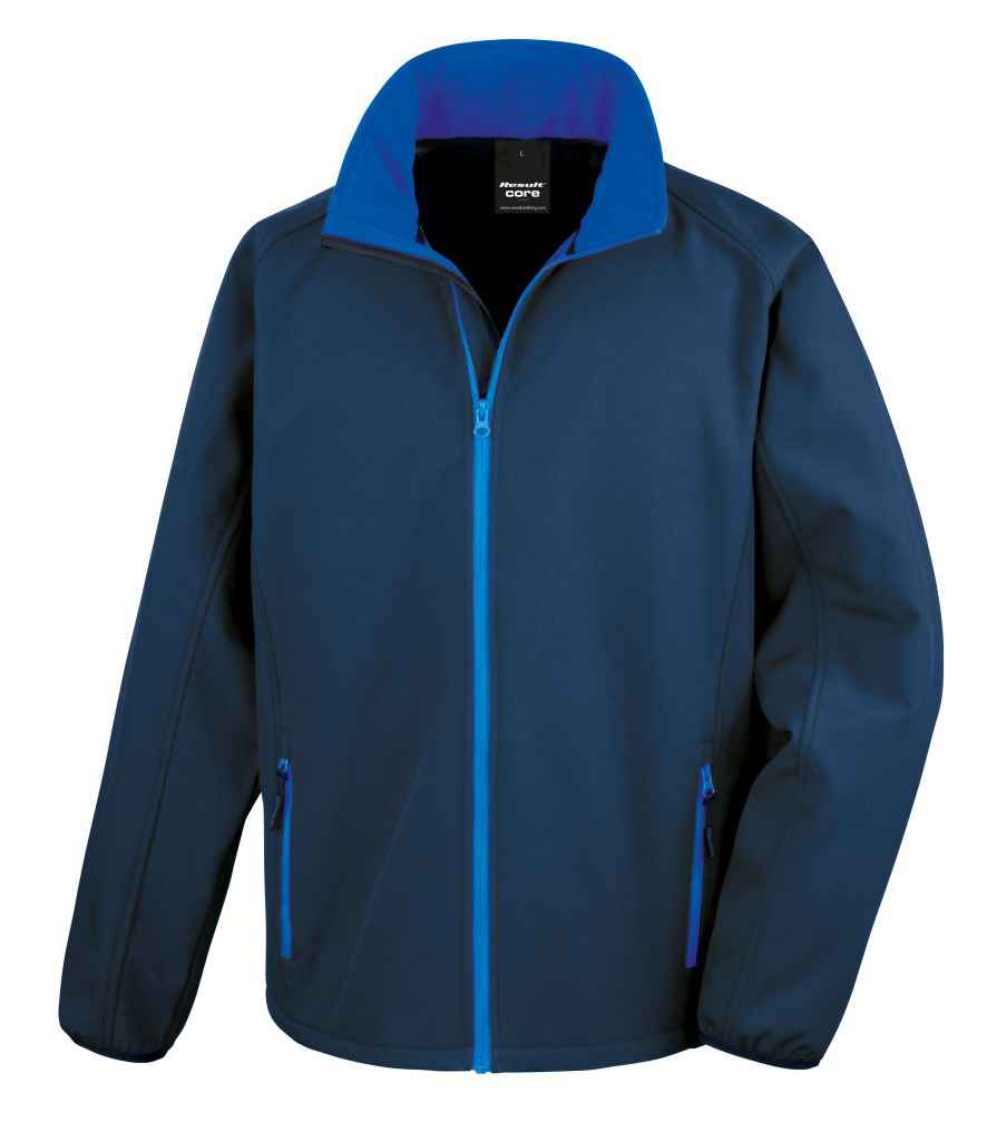 Result Core Printable Soft Shell Jacket in by Result Core — Custom branded clothing by Print Press, featuring premium embroidery produced in our specialist print lab in the UK.