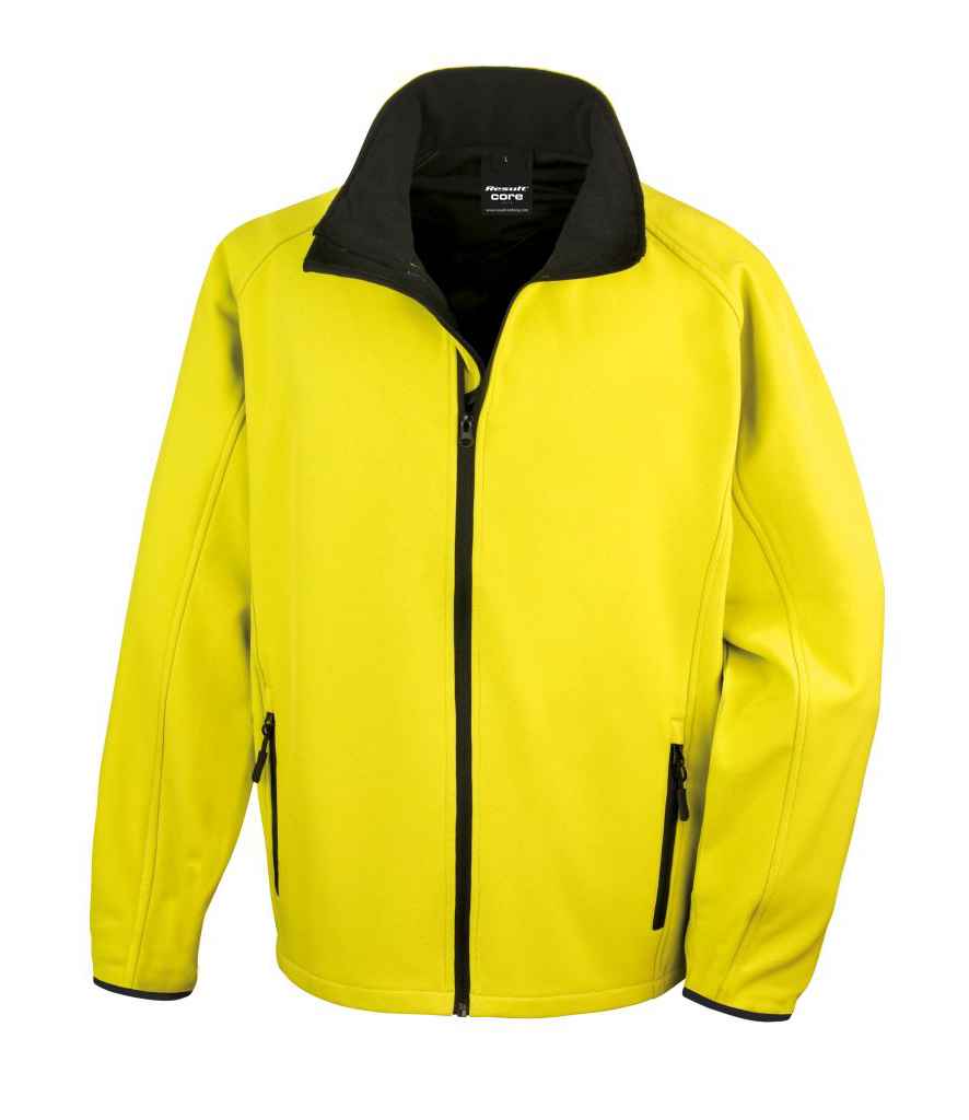 Result Core Printable Soft Shell Jacket in by Result Core — Custom branded clothing by Print Press, featuring premium embroidery produced in our specialist print lab in the UK.