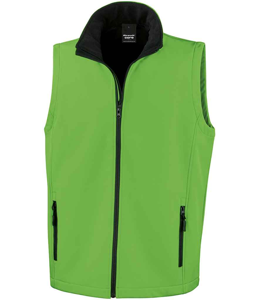 Result Core Printable Soft Shell Bodywarmer in by Result Core — Custom branded clothing by Print Press, featuring premium embroidery produced in our specialist print lab in the UK.