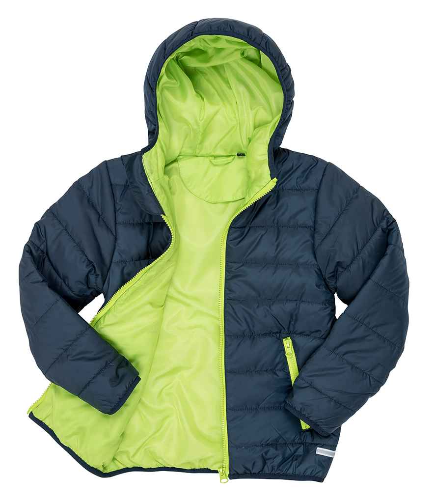 Result Core Kids Padded Jacket in by Result Core — Custom branded clothing by Print Press, featuring premium embroidery produced in our specialist print lab in the UK.