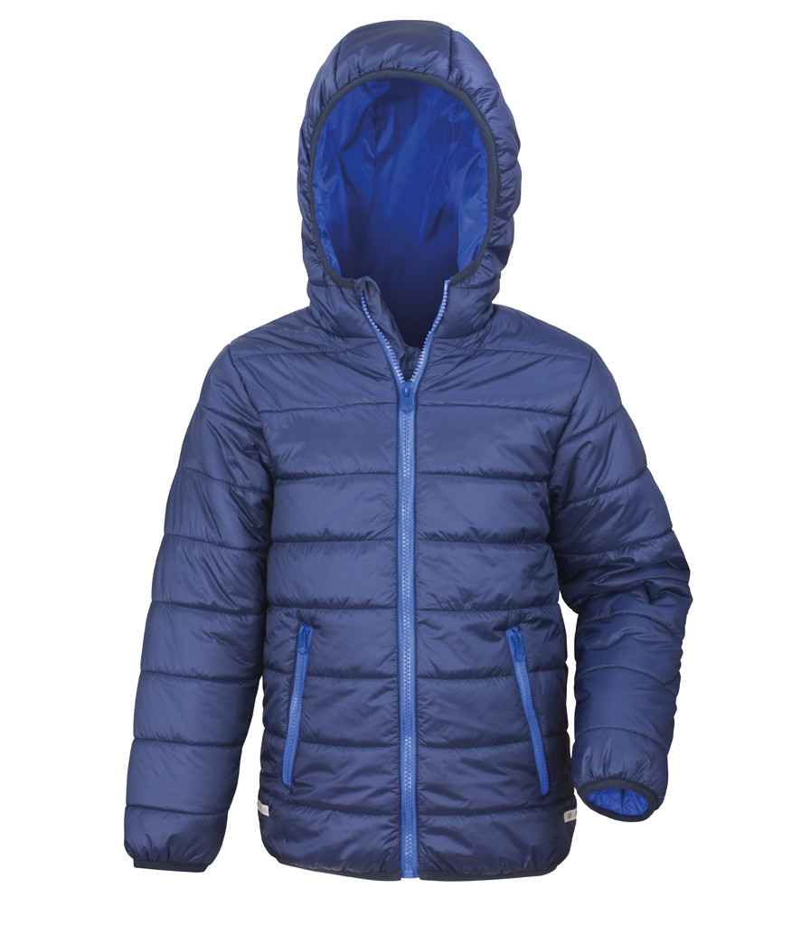 Result Core Kids Padded Jacket in by Result Core — Custom branded clothing by Print Press, featuring premium embroidery produced in our specialist print lab in the UK.