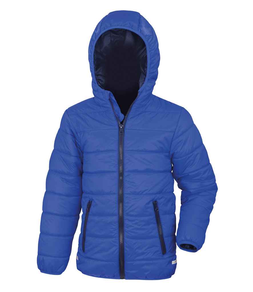 Result Core Kids Padded Jacket in by Result Core — Custom branded clothing by Print Press, featuring premium embroidery produced in our specialist print lab in the UK.
