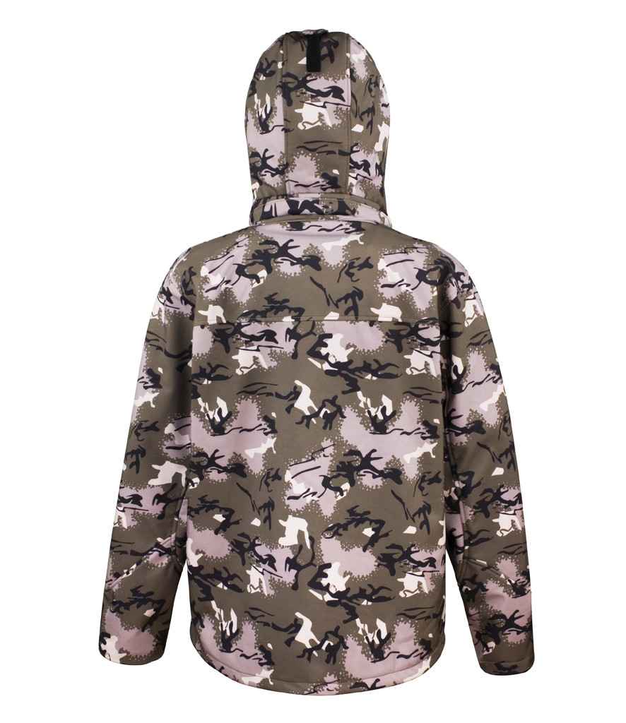 Result Urban Camo TX Performance Soft Shell Jacket in by Result Urban — Custom branded clothing by Print Press, featuring premium embroidery produced in our specialist print lab in the UK.