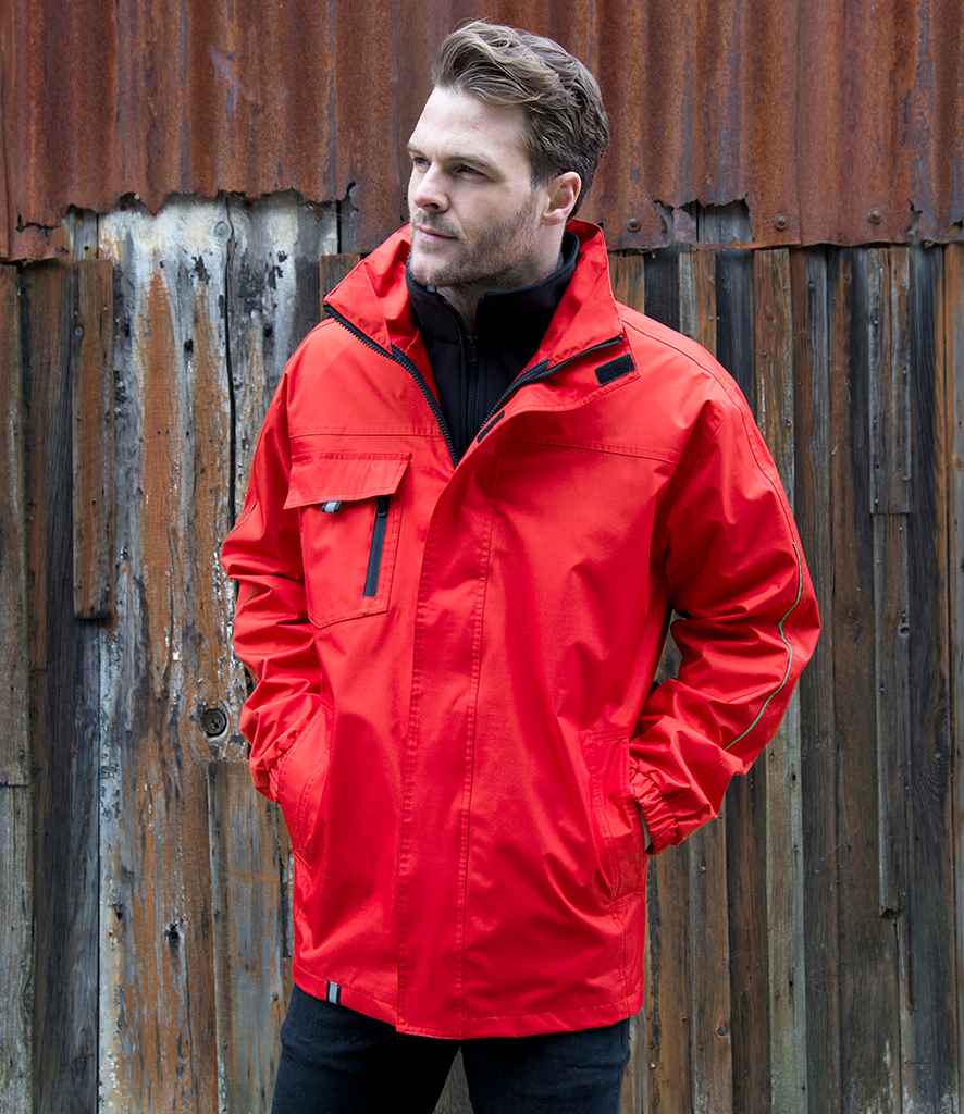Result Core 3-in-1 Transit Jacket in by Result Core — Custom branded clothing by Print Press, featuring premium embroidery produced in our specialist print lab in the UK.