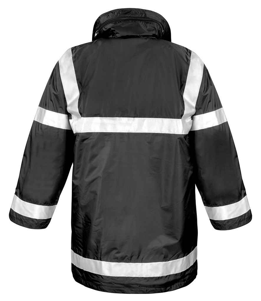 Result Work-Guard Management Coat in by Result Work-Guard — Custom branded clothing by Print Press, featuring premium embroidery produced in our specialist print lab in the UK.