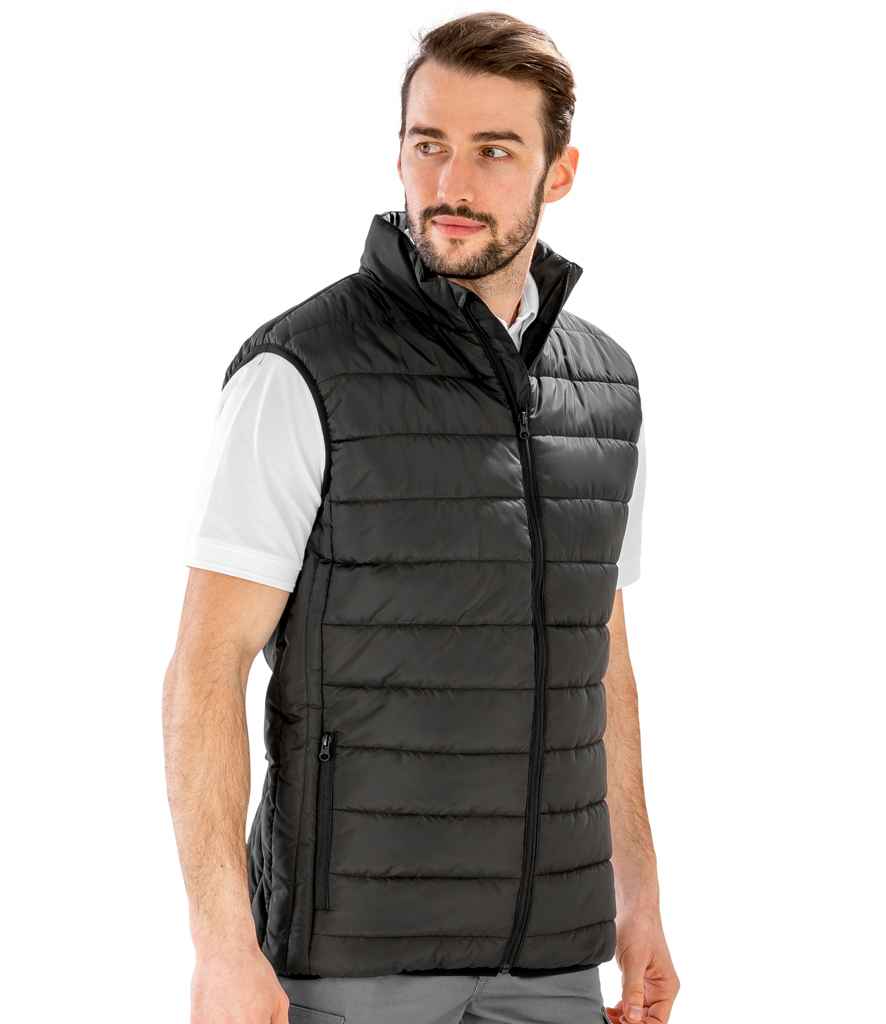 Result Core Promo Padded Bodywarmer in Black by Result Core — Custom branded clothing by Print Press, featuring premium embroidery produced in our specialist print lab in the UK.
