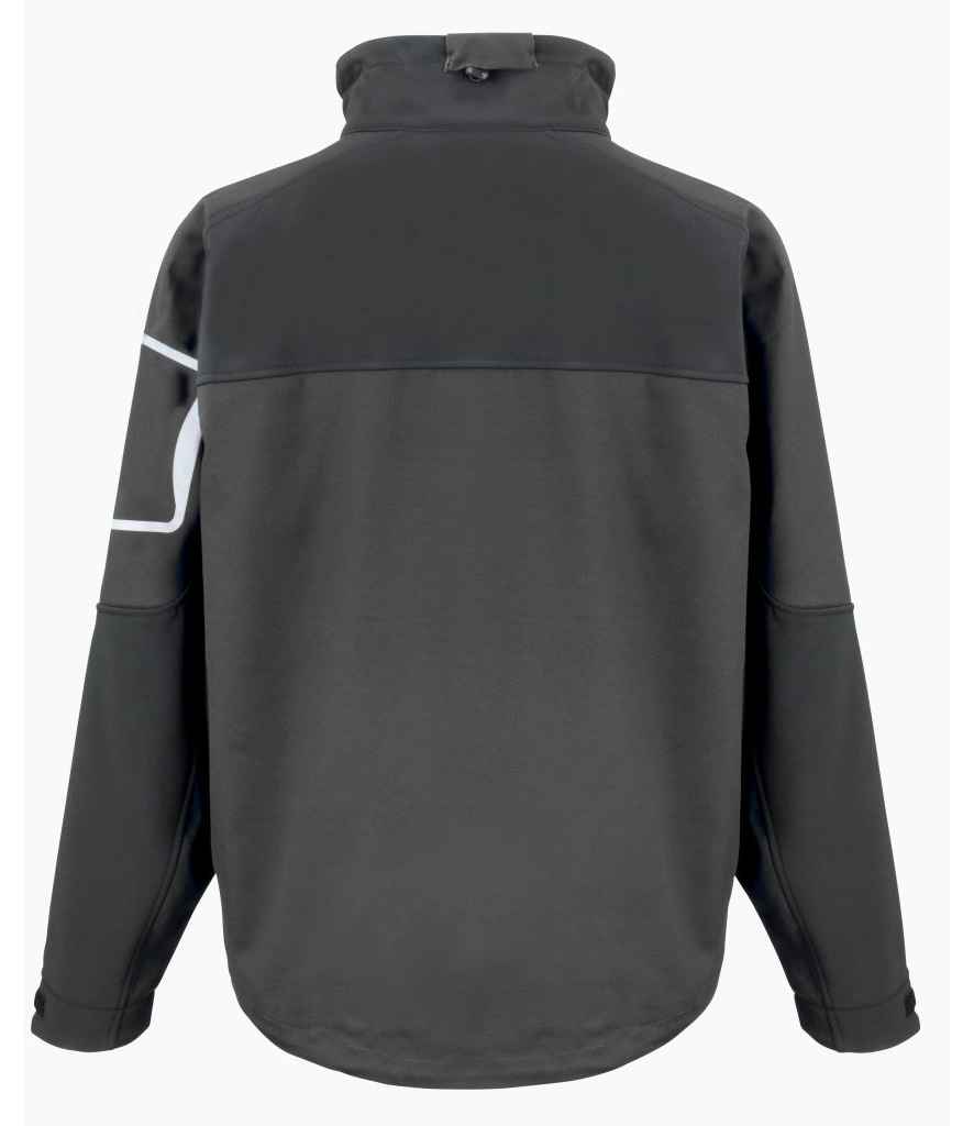 Result Work-Guard Sabre Soft Shell Jacket in by Result Work-Guard — Custom branded clothing by Print Press, featuring premium embroidery produced in our specialist print lab in the UK.