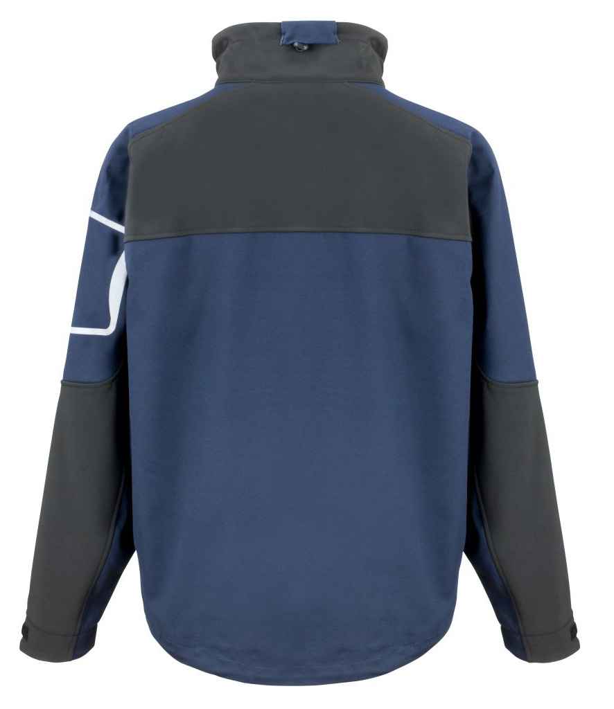 Result Work-Guard Sabre Soft Shell Jacket in by Result Work-Guard — Custom branded clothing by Print Press, featuring premium embroidery produced in our specialist print lab in the UK.