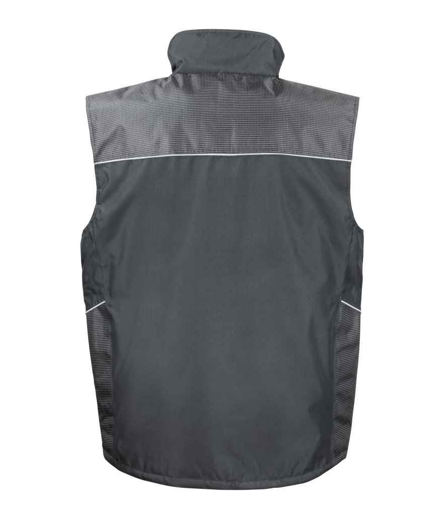 Result Work-Guard Vostex Bodywarmer in by Result Work-Guard — Custom branded clothing by Print Press, featuring premium embroidery produced in our specialist print lab in the UK.