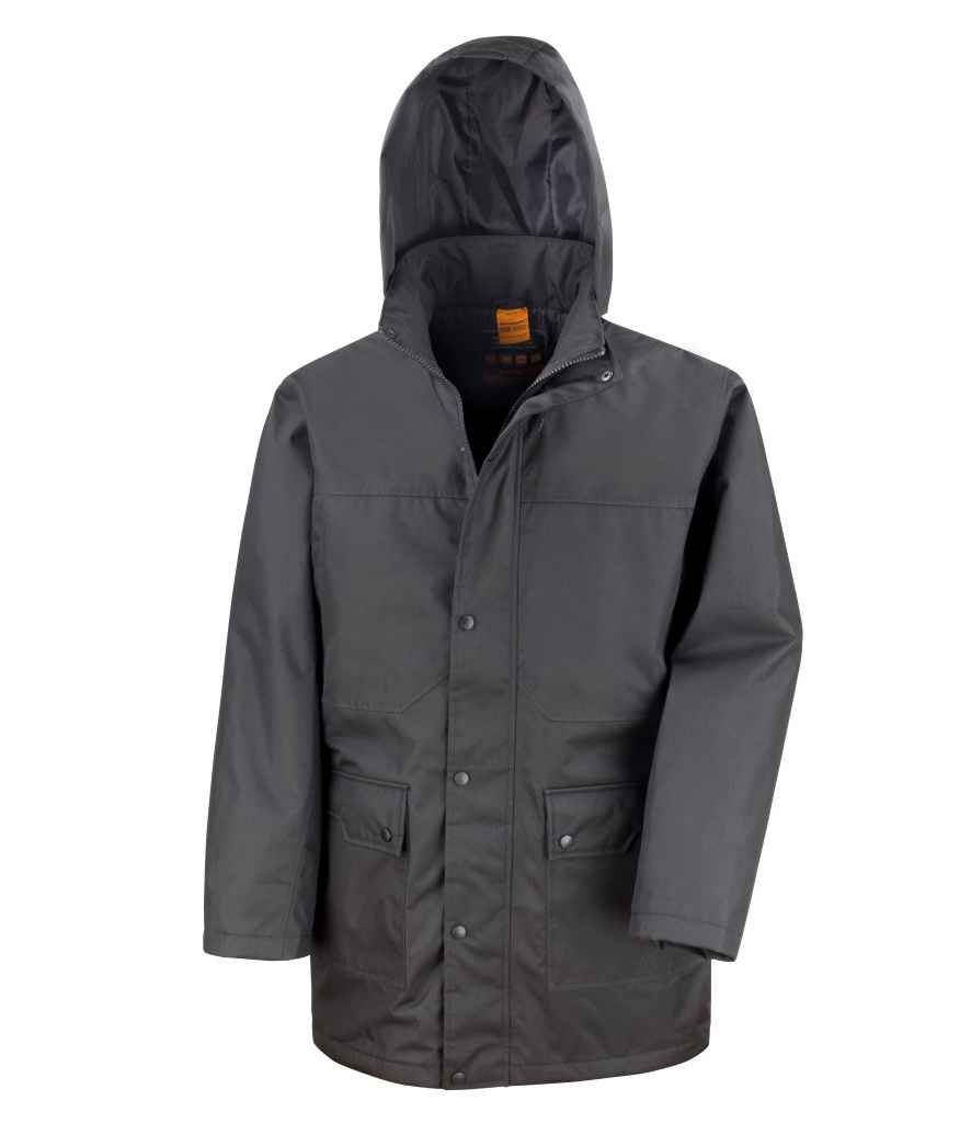 Result Work-Guard Platinum Managers Jacket in by Result Work-Guard — Custom branded clothing by Print Press, featuring premium embroidery produced in our specialist print lab in the UK.