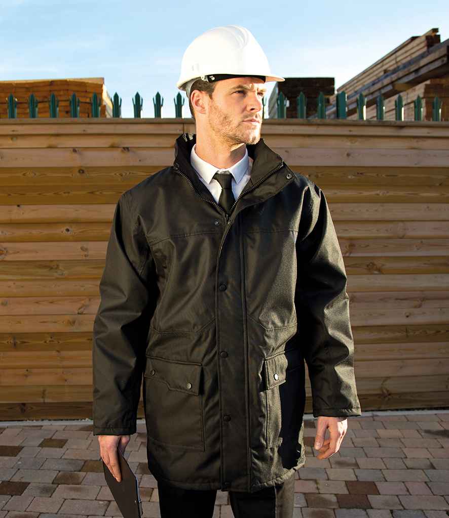 Result Work-Guard Platinum Managers Jacket in by Result Work-Guard — Custom branded clothing by Print Press, featuring premium embroidery produced in our specialist print lab in the UK.