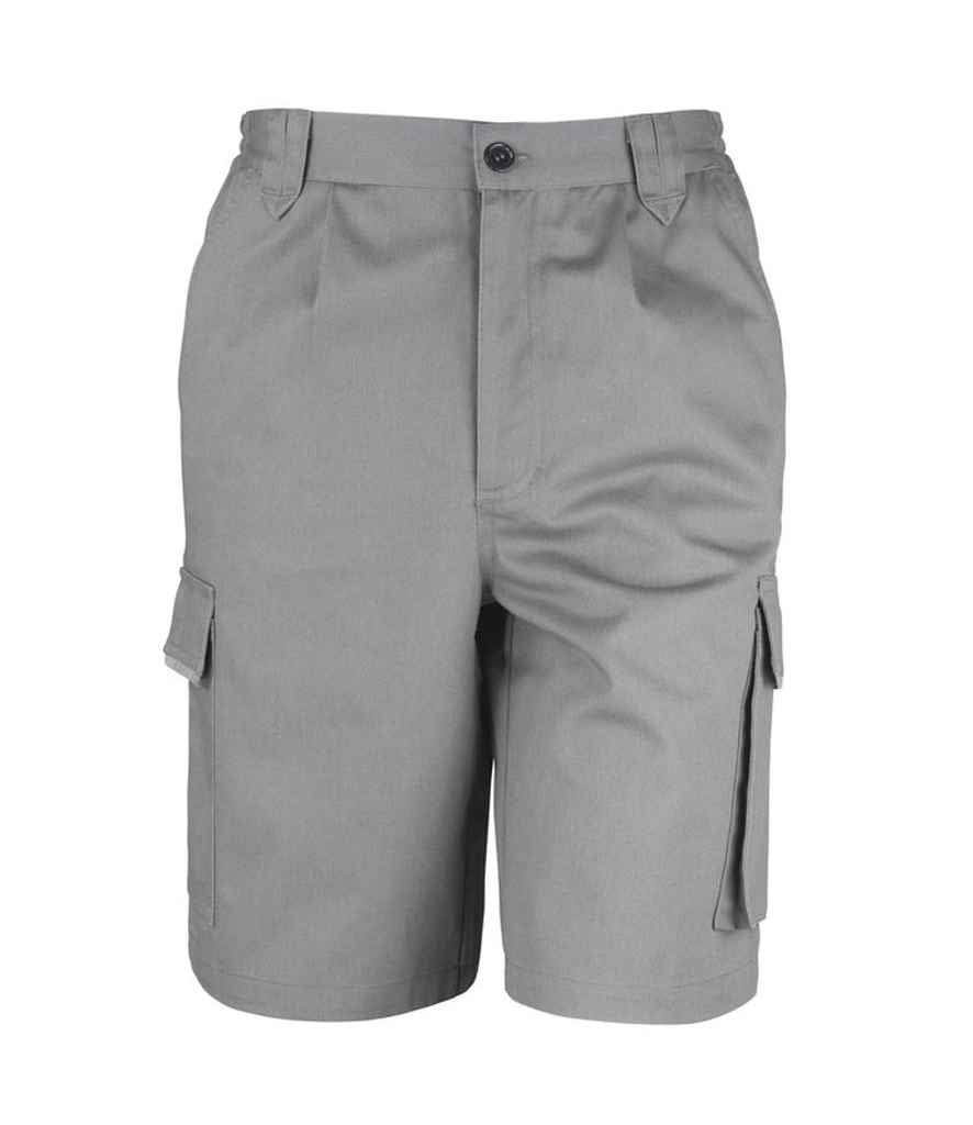 Result Work-Guard Action Shorts in Grey by Result Work-Guard — Custom branded clothing by Print Press, featuring premium embroidery produced in our specialist print lab in the UK.