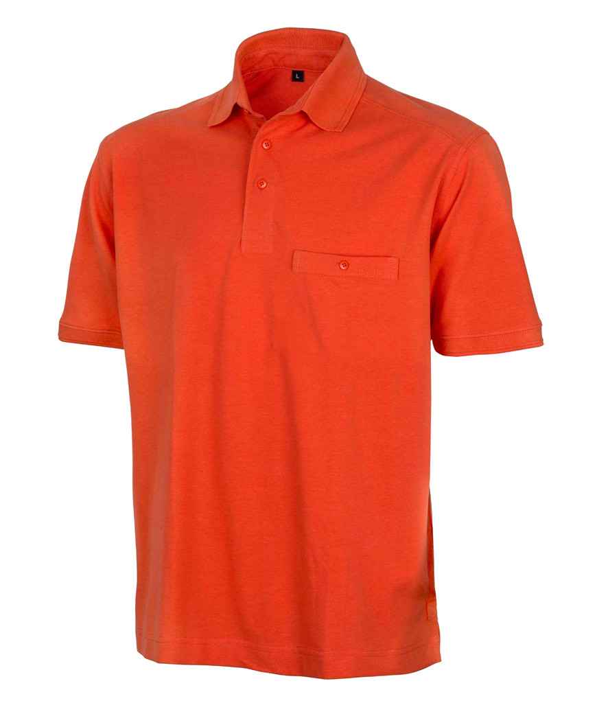 Result Work-Guard Apex Pocket Pique Polo Shirt in by Result Work-Guard — Custom branded clothing by Print Press, featuring premium embroidery produced in our specialist print lab in the UK.