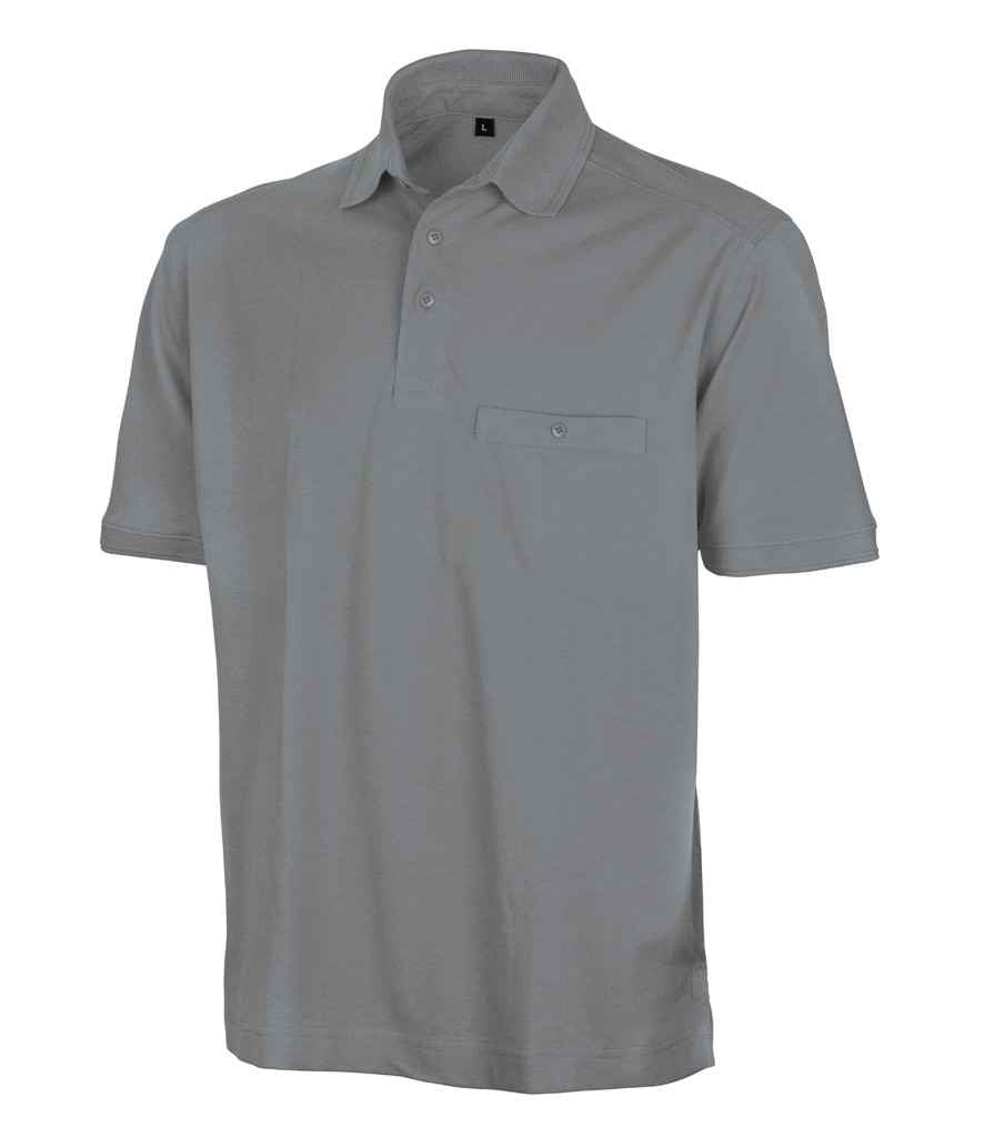 Result Work-Guard Apex Pocket Pique Polo Shirt in by Result Work-Guard — Custom branded clothing by Print Press, featuring premium embroidery produced in our specialist print lab in the UK.