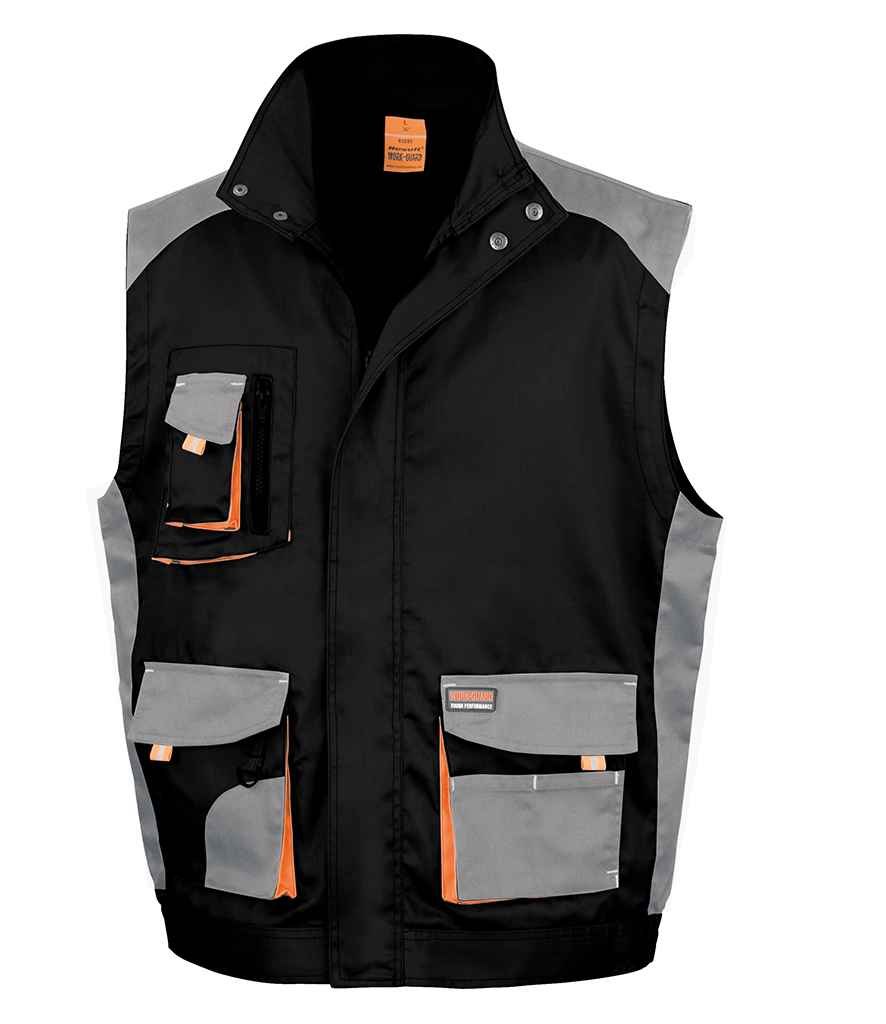 Result Work-Guard Lite Gilet in by Result Work-Guard — Custom branded clothing by Print Press, featuring premium embroidery produced in our specialist print lab in the UK.