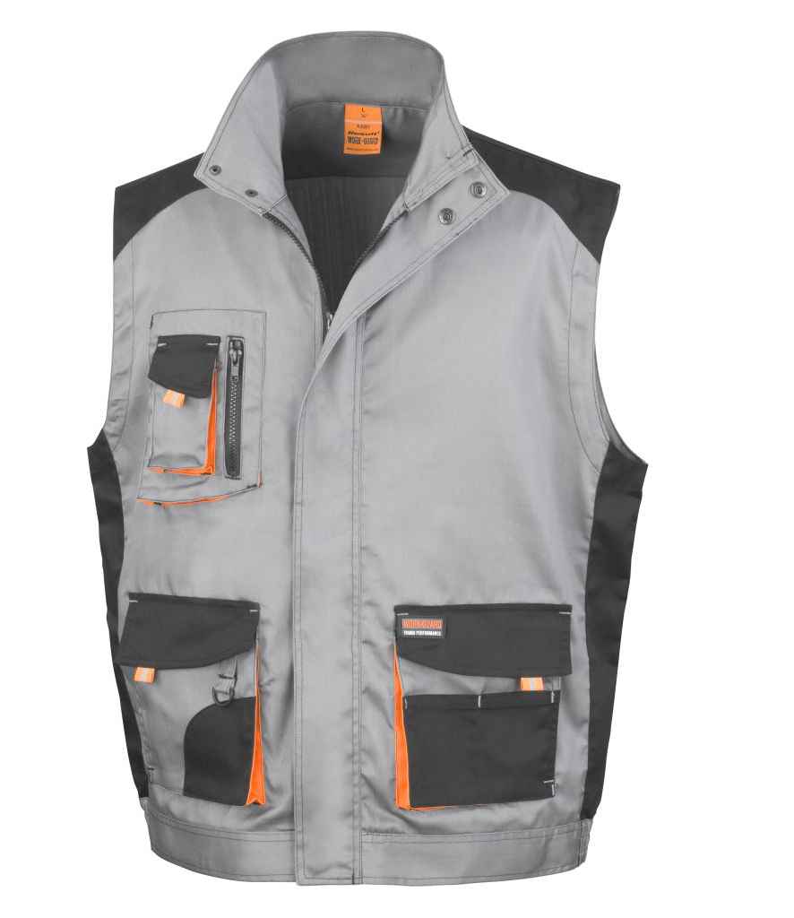 Result Work-Guard Lite Gilet in by Result Work-Guard — Custom branded clothing by Print Press, featuring premium embroidery produced in our specialist print lab in the UK.