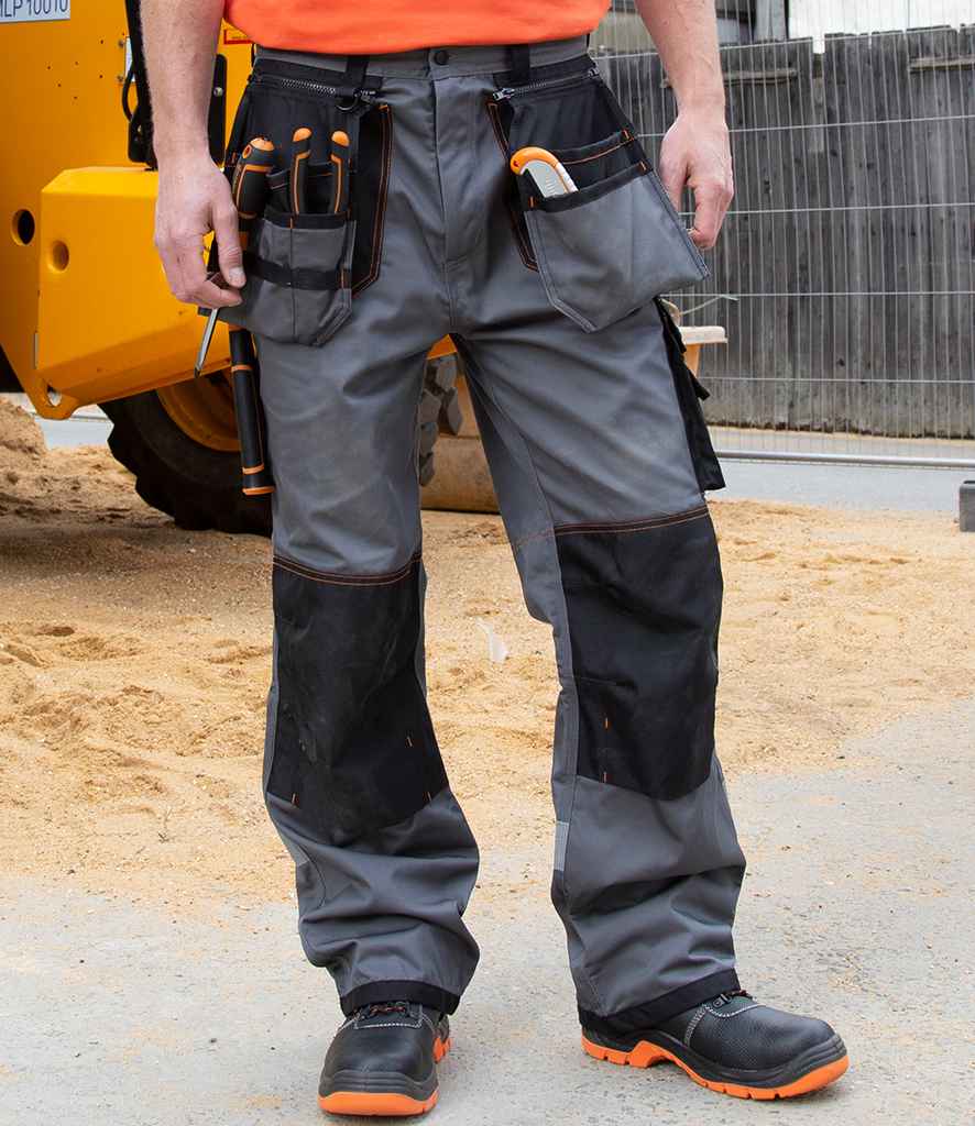 Result Work-Guard X-Over Holster Trousers in by Result Work-Guard — Custom branded clothing by Print Press, featuring premium embroidery produced in our specialist print lab in the UK.