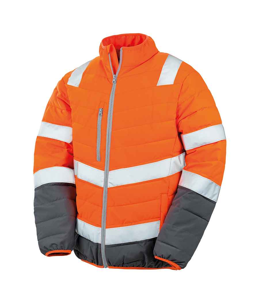 Result Safe-Guard Soft Safety Jacket in by Result Safe-Guard — Custom branded clothing by Print Press, featuring premium embroidery produced in our specialist print lab in the UK.