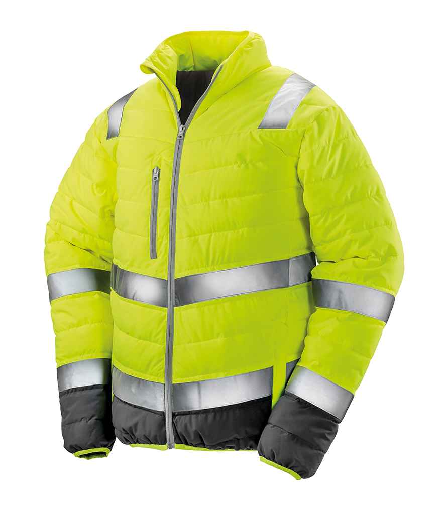 Result Safe-Guard Soft Safety Jacket in by Result Safe-Guard — Custom branded clothing by Print Press, featuring premium embroidery produced in our specialist print lab in the UK.