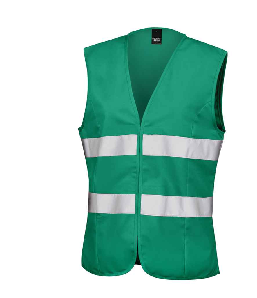 Result Core Ladies Hi-Vis Vest in by Result Core — Custom branded clothing by Print Press, featuring premium embroidery produced in our specialist print lab in the UK.