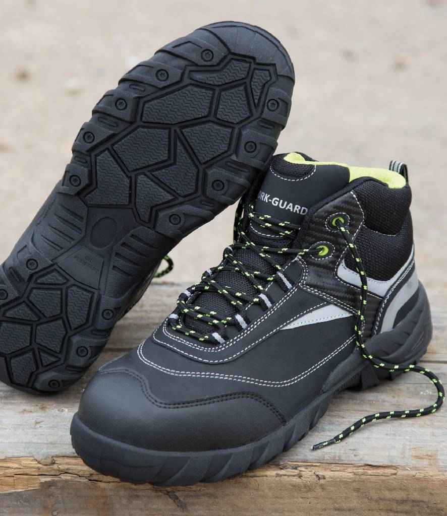 Result Work-Guard Blackwatch S3 SRC Safety Boots in by Result Work-Guard — Custom branded clothing by Print Press, featuring premium embroidery produced in our specialist print lab in the UK.