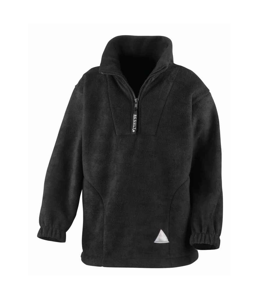 Result Kids/Youths Zip Neck Polartherm Fleece in by Result — Custom branded clothing by Print Press, featuring premium embroidery produced in our specialist print lab in the UK.