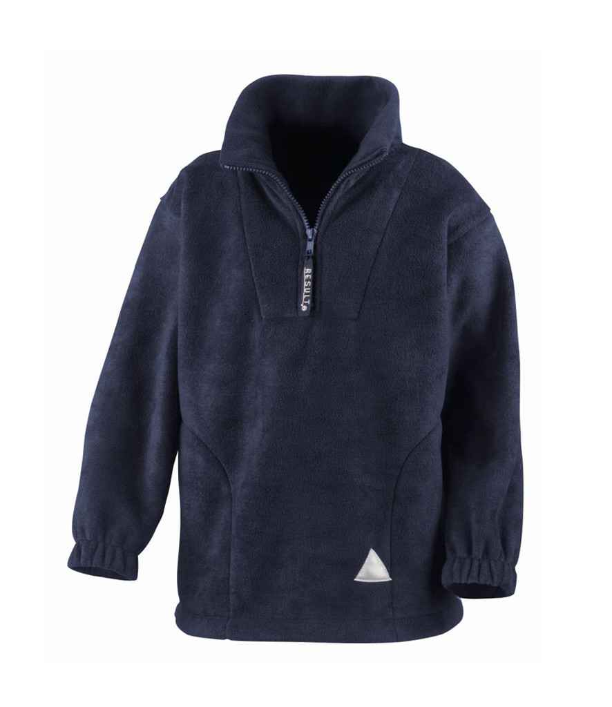 Result Kids/Youths Zip Neck Polartherm Fleece in by Result — Custom branded clothing by Print Press, featuring premium embroidery produced in our specialist print lab in the UK.