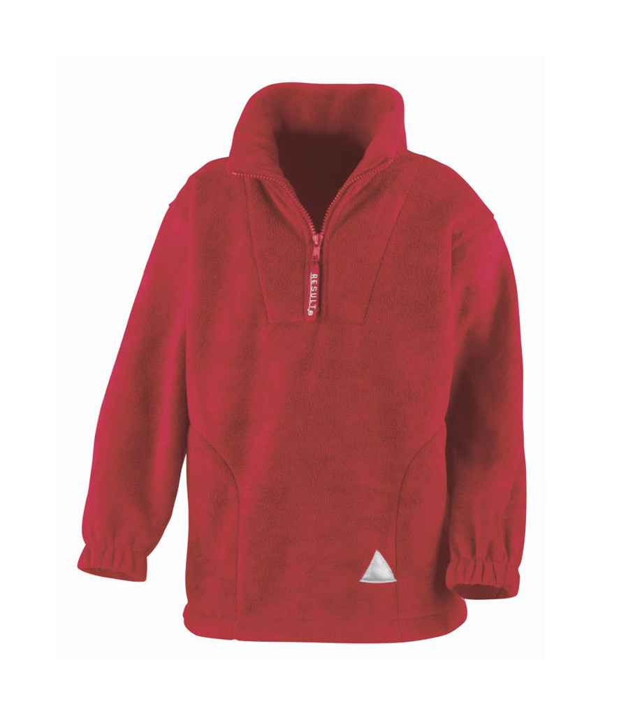 Result Kids/Youths Zip Neck Polartherm Fleece in by Result — Custom branded clothing by Print Press, featuring premium embroidery produced in our specialist print lab in the UK.