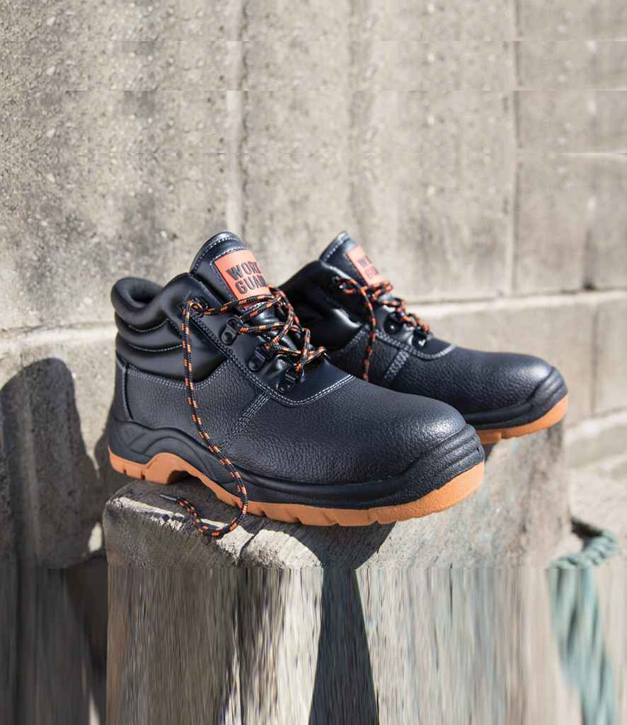 Result Work-Guard Defence S1P SRA Safety Boots in by Result Work-Guard — Custom branded clothing by Print Press, featuring premium embroidery produced in our specialist print lab in the UK.