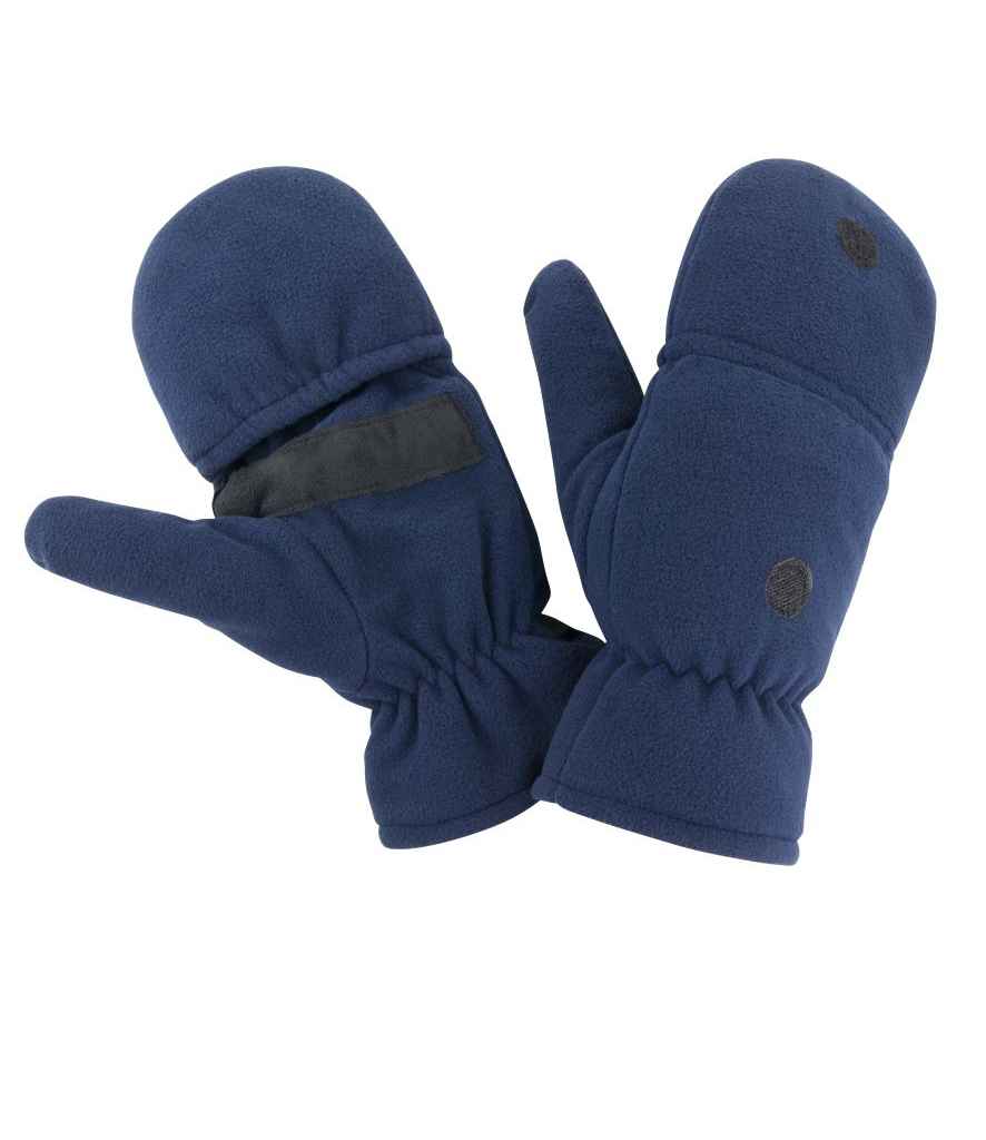 Result Palmgrip Glove-Mitt in Navy by Result Winter Essentials — Custom branded clothing by Print Press, featuring premium embroidery produced in our specialist print lab in the UK.