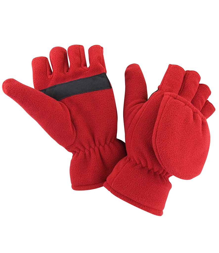 Result Palmgrip Glove-Mitt in Red by Result Winter Essentials — Custom branded clothing by Print Press, featuring premium embroidery produced in our specialist print lab in the UK.