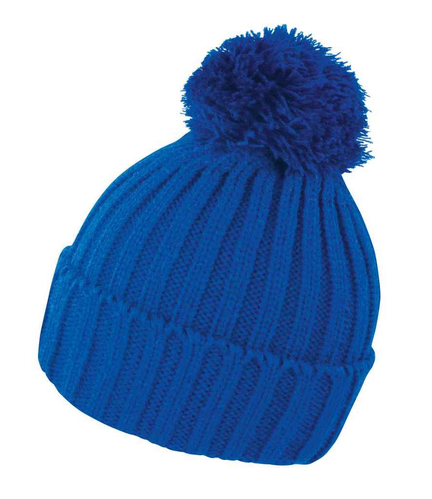 Result HDi Quest Knitted Hat in ONE Royal Blue by Result Winter Essentials — Custom branded clothing by Print Press, featuring premium embroidery produced in our specialist print lab in the UK.