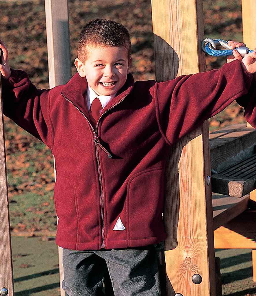 Result Kids/Youths Polartherm Fleece Jacket in Burgundy by Result — Custom branded clothing by Print Press, featuring premium embroidery produced in our specialist print lab in the UK.