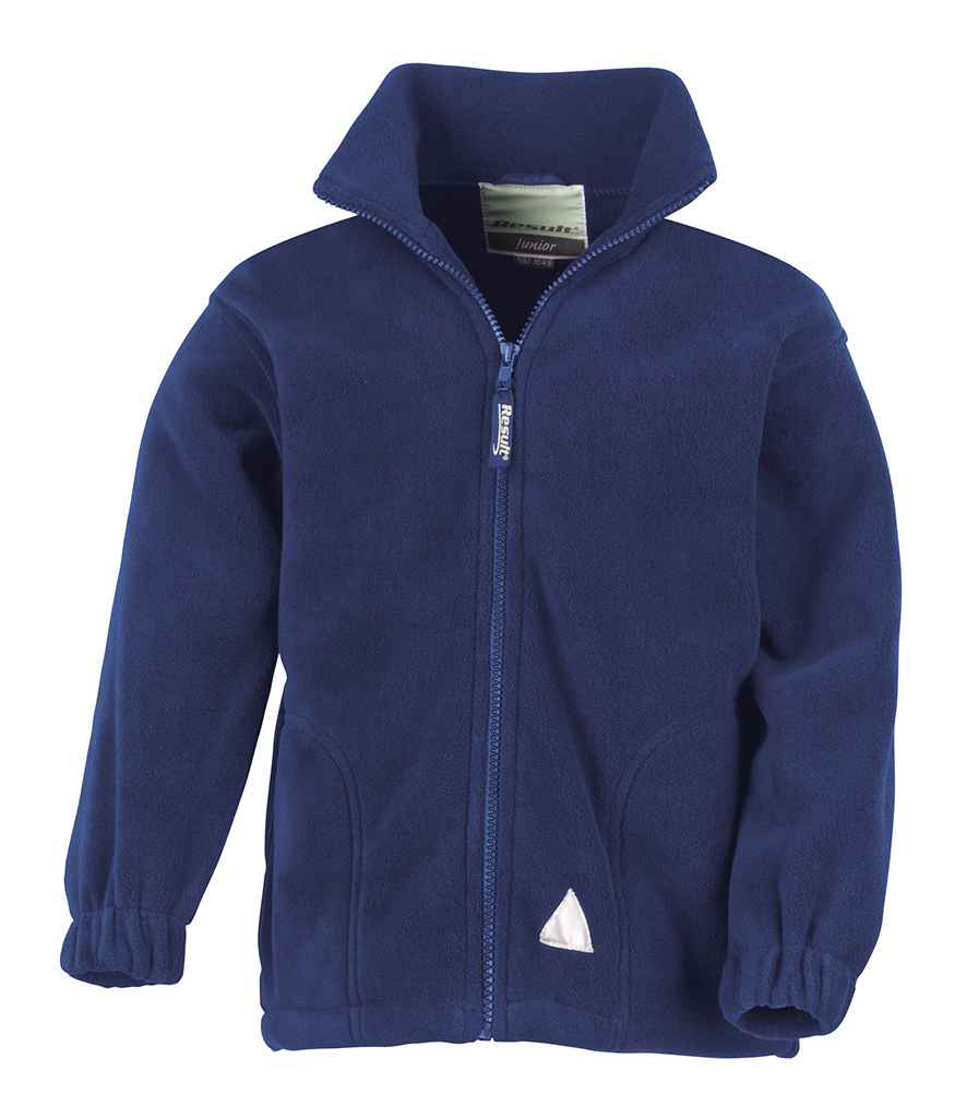 Result Kids/Youths Polartherm Fleece Jacket in by Result — Custom branded clothing by Print Press, featuring premium embroidery produced in our specialist print lab in the UK.