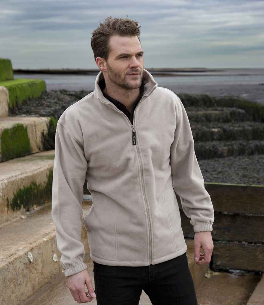 Result Polartherm Fleece Jacket in Natural by Result — Custom branded clothing by Print Press, featuring premium embroidery produced in our specialist print lab in the UK.