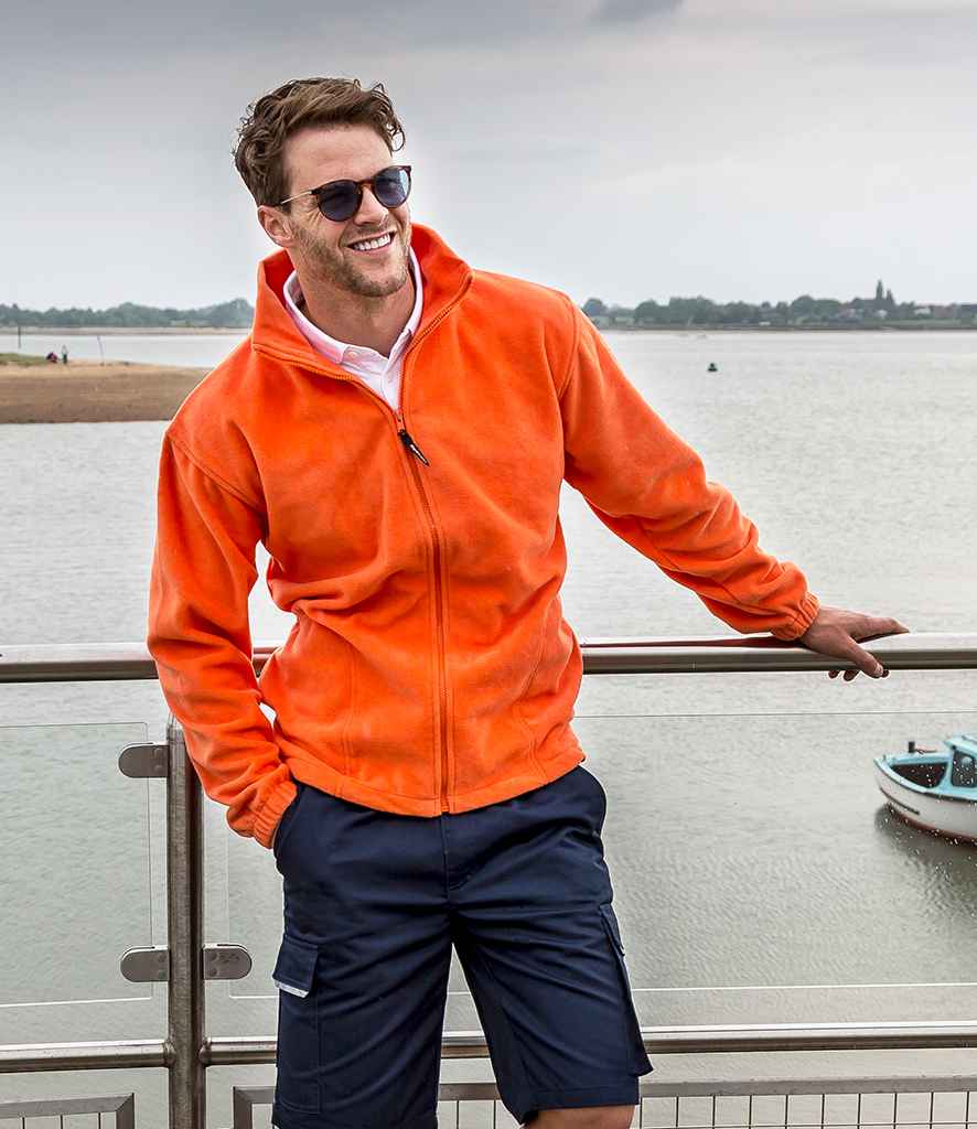 Result Polartherm Fleece Jacket in Orange by Result — Custom branded clothing by Print Press, featuring premium embroidery produced in our specialist print lab in the UK.