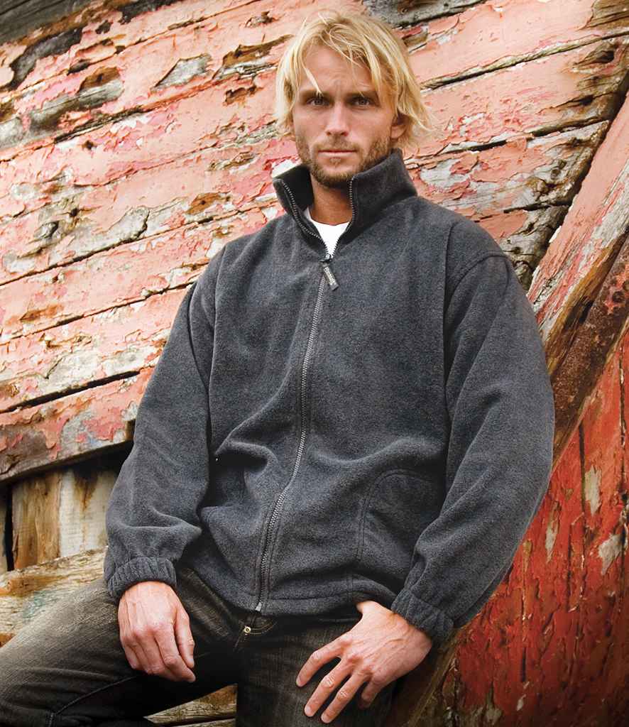 Result Polartherm Fleece Jacket in Oxford Grey by Result — Custom branded clothing by Print Press, featuring premium embroidery produced in our specialist print lab in the UK.
