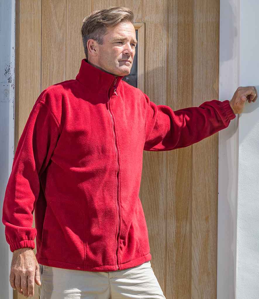 Result Polartherm Fleece Jacket in Red by Result — Custom branded clothing by Print Press, featuring premium embroidery produced in our specialist print lab in the UK.