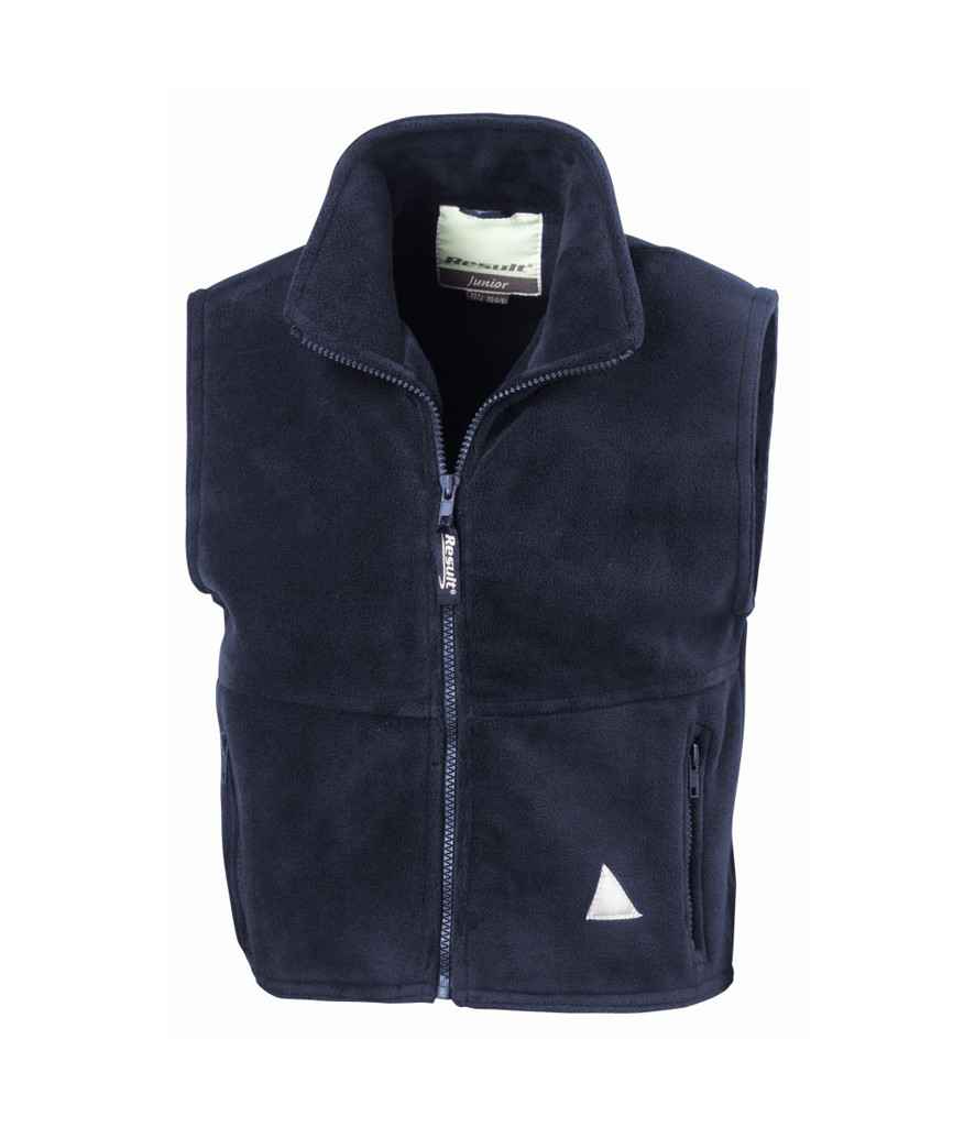 Result Kids/Youths Polartherm Fleece Bodywarmer in by Result — Custom branded clothing by Print Press, featuring premium embroidery produced in our specialist print lab in the UK.