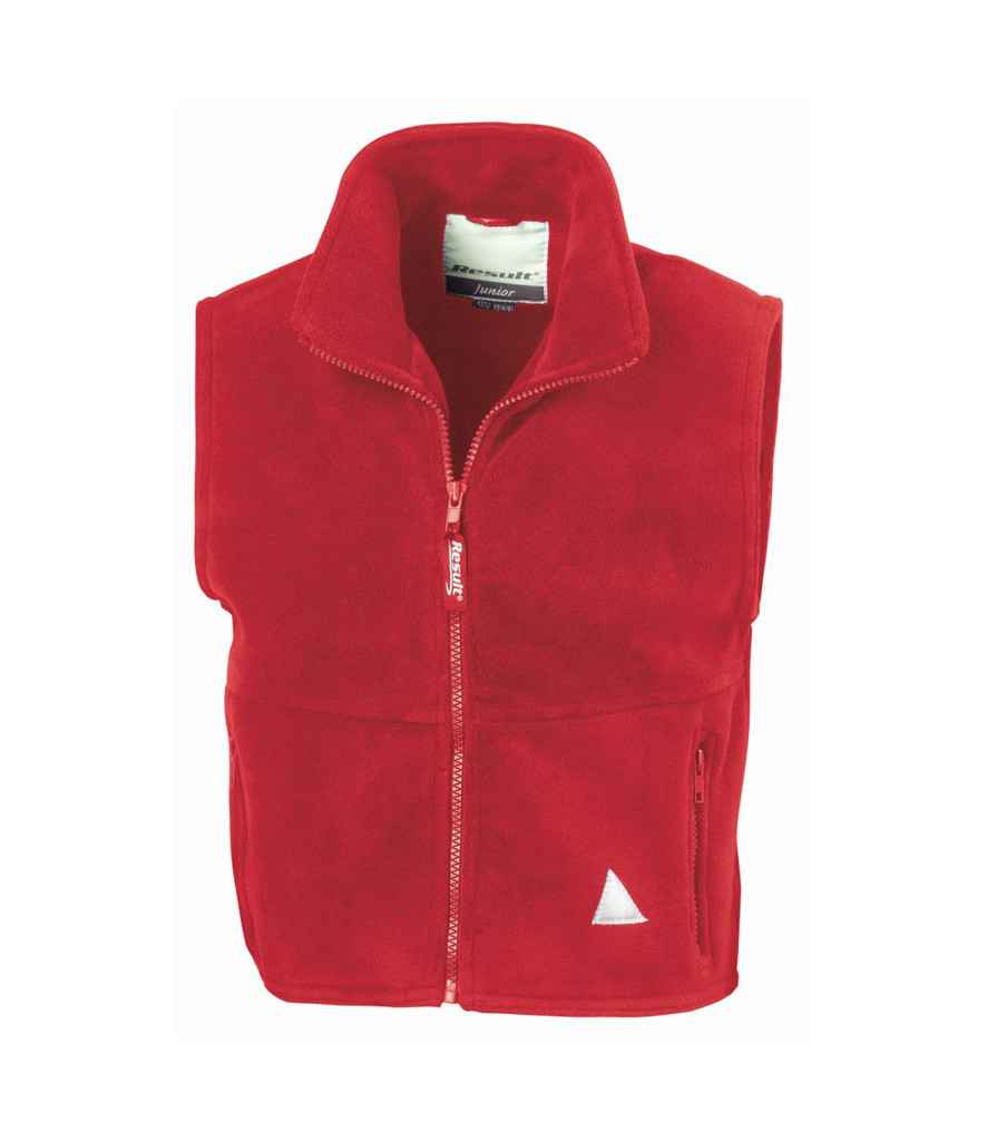 Result Kids/Youths Polartherm Fleece Bodywarmer in by Result — Custom branded clothing by Print Press, featuring premium embroidery produced in our specialist print lab in the UK.