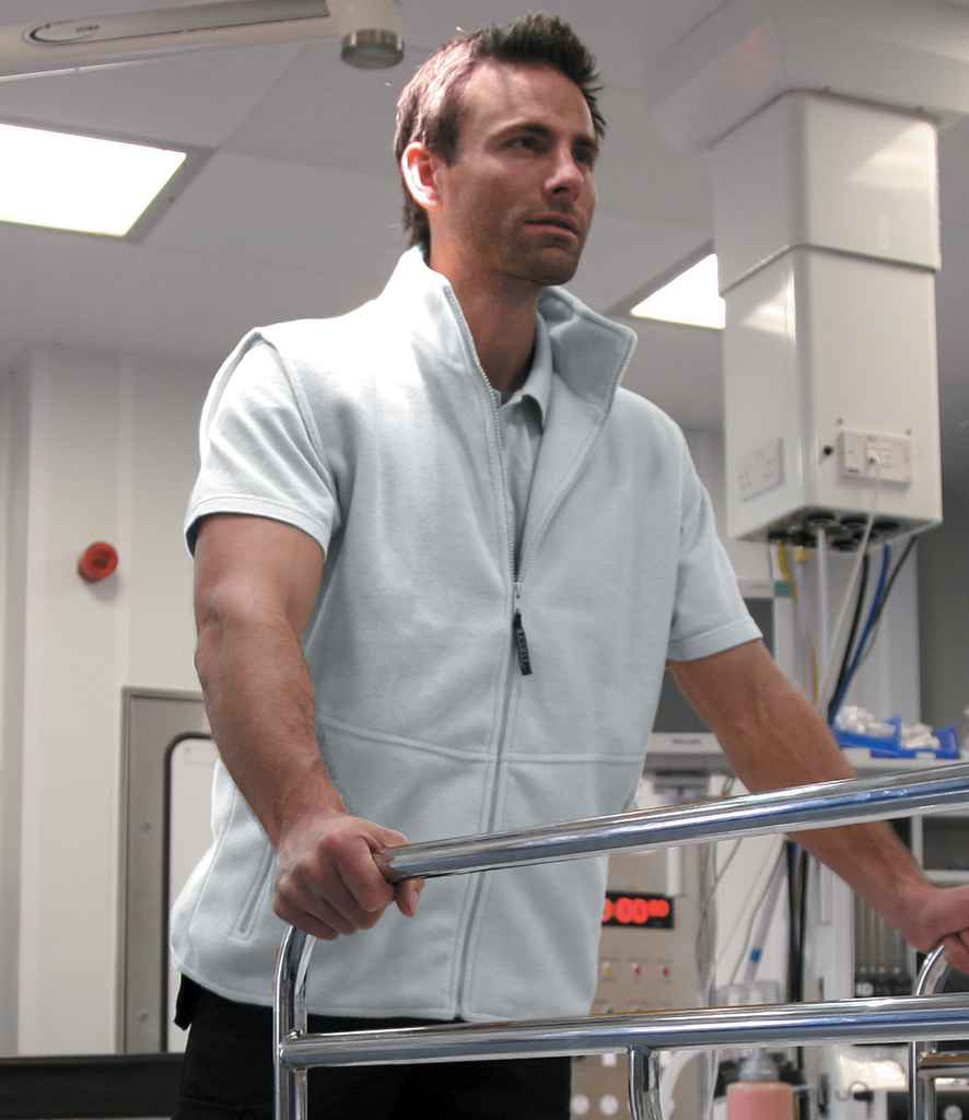 Result Polartherm Fleece Bodywarmer in White by Result — Custom branded clothing by Print Press, featuring premium embroidery produced in our specialist print lab in the UK.