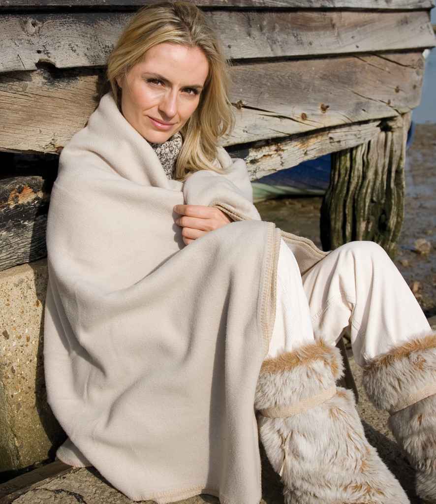 Result Polartherm Blanket in ONE Natural by Result Winter Essentials — Custom branded clothing by Print Press, featuring premium embroidery produced in our specialist print lab in the UK.