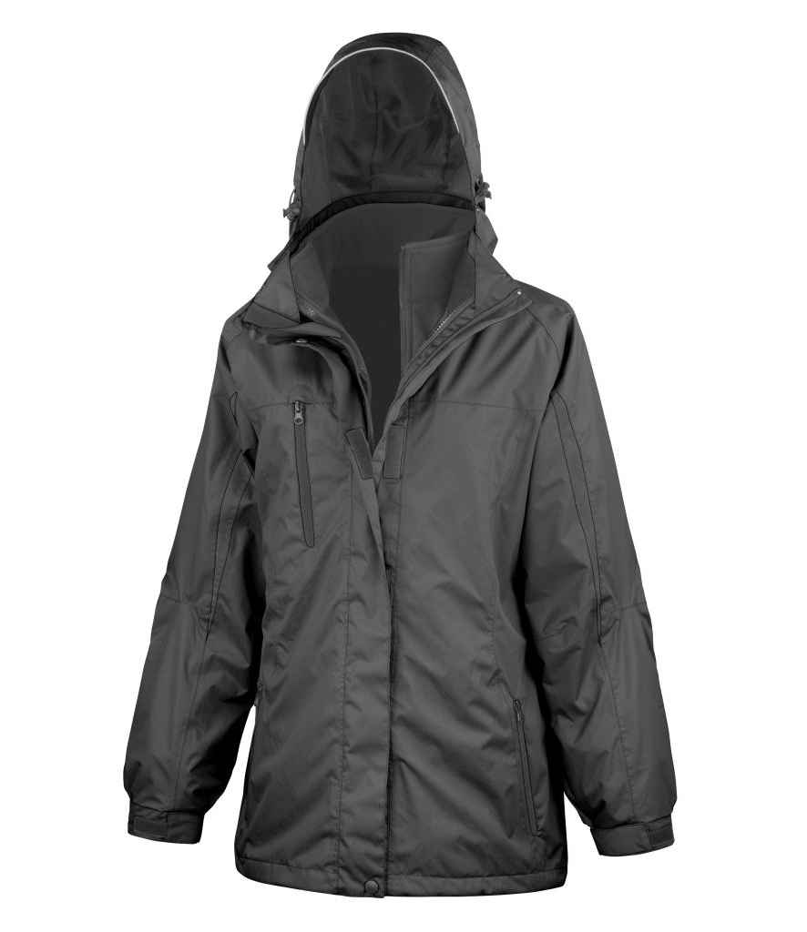 Result Ladies Journey 3-in-1 Jacket with Soft Shell Inner in by Result — Custom branded clothing by Print Press, featuring premium embroidery produced in our specialist print lab in the UK.