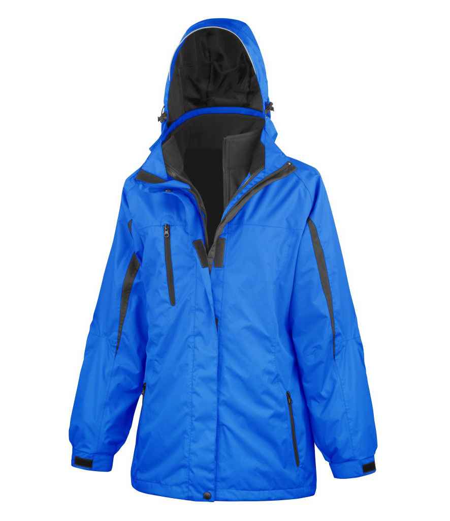Result Ladies Journey 3-in-1 Jacket with Soft Shell Inner in by Result — Custom branded clothing by Print Press, featuring premium embroidery produced in our specialist print lab in the UK.