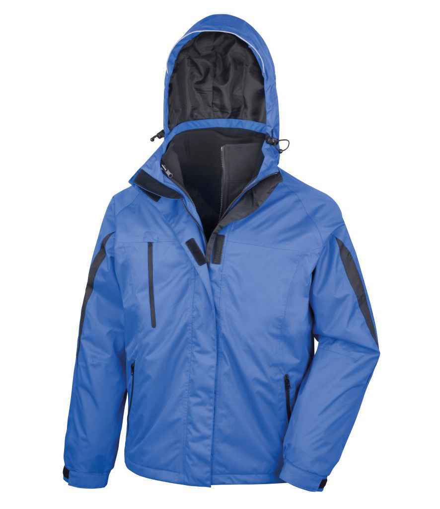 Result Journey 3-in-1 Jacket with Soft Shell Inner in by Result — Custom branded clothing by Print Press, featuring premium embroidery produced in our specialist print lab in the UK.