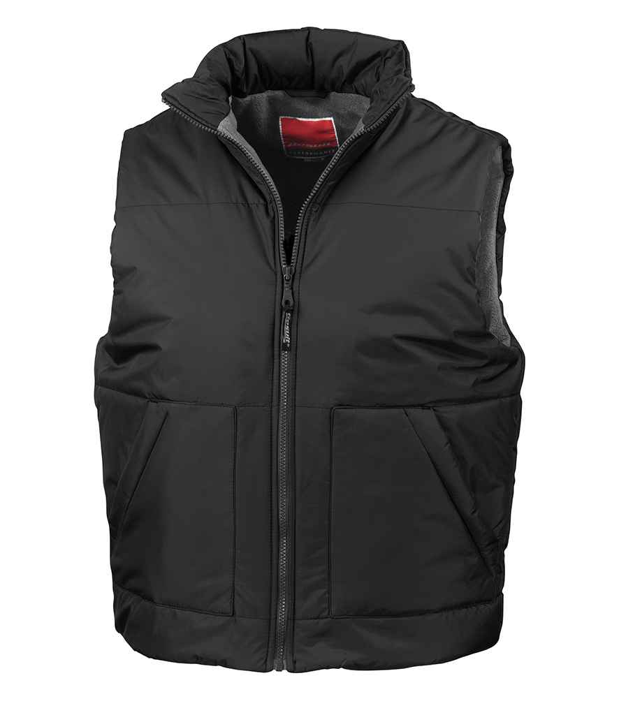Result Fleece Lined Bodywarmer in by Result — Custom branded clothing by Print Press, featuring premium embroidery produced in our specialist print lab in the UK.