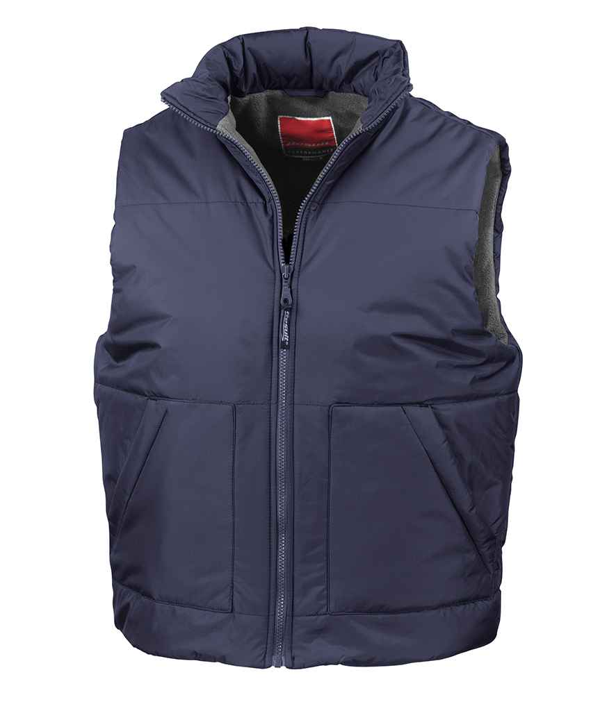 Result Fleece Lined Bodywarmer in by Result — Custom branded clothing by Print Press, featuring premium embroidery produced in our specialist print lab in the UK.
