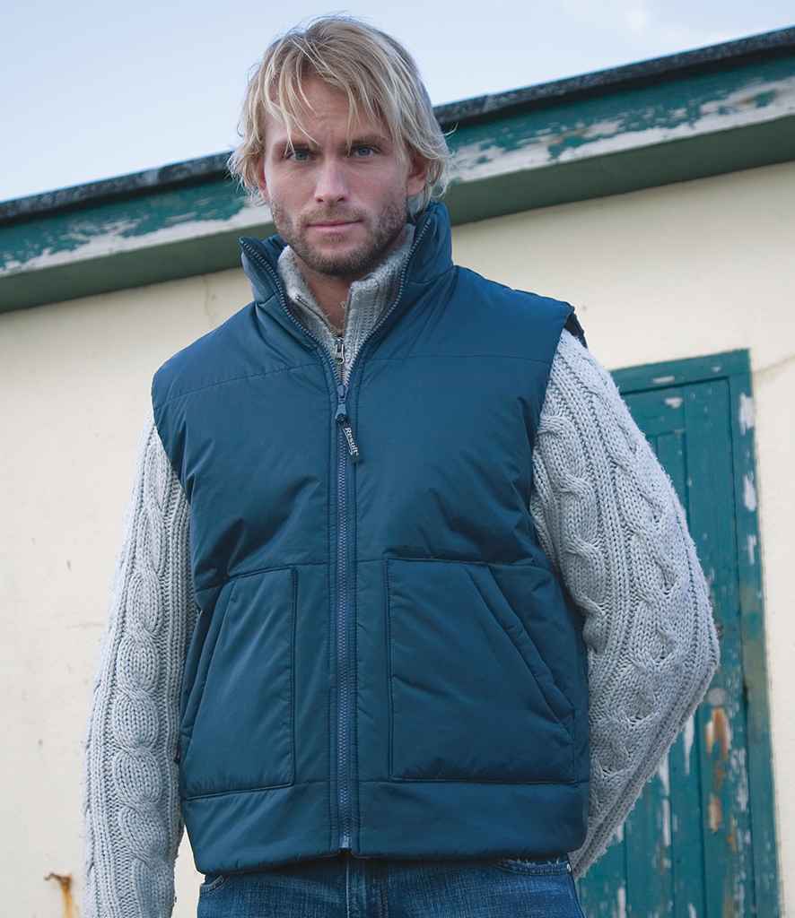 Result Fleece Lined Bodywarmer in Navy by Result — Custom branded clothing by Print Press, featuring premium embroidery produced in our specialist print lab in the UK.
