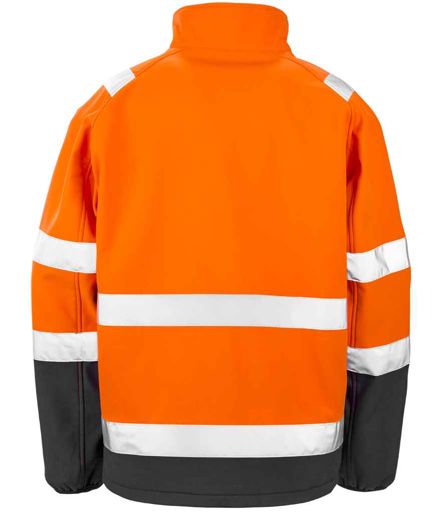 Result Safe-Guard Printable Safety Soft Shell Jacket in by Result Safe-Guard — Custom branded clothing by Print Press, featuring premium embroidery produced in our specialist print lab in the UK.